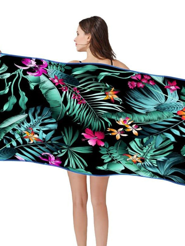 160*80cm Beach Towels HD Printed Beach Swimming Ultralight Towel