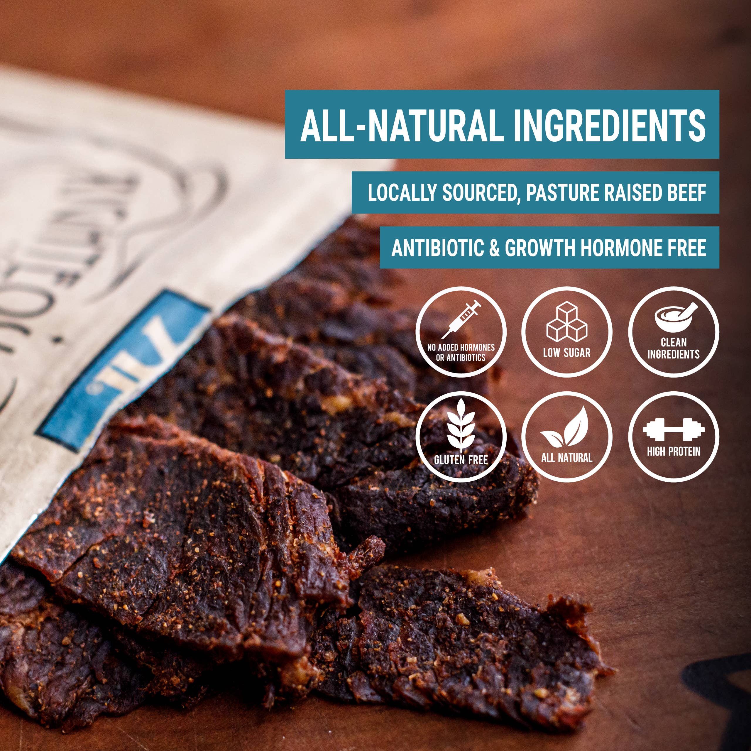 3-Pack of Bootleggin' Baby Blues BBQ Beef Jerky 2oz