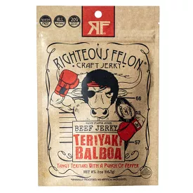 3-Pack Teriyaki Balboa Jerky 6oz by RF