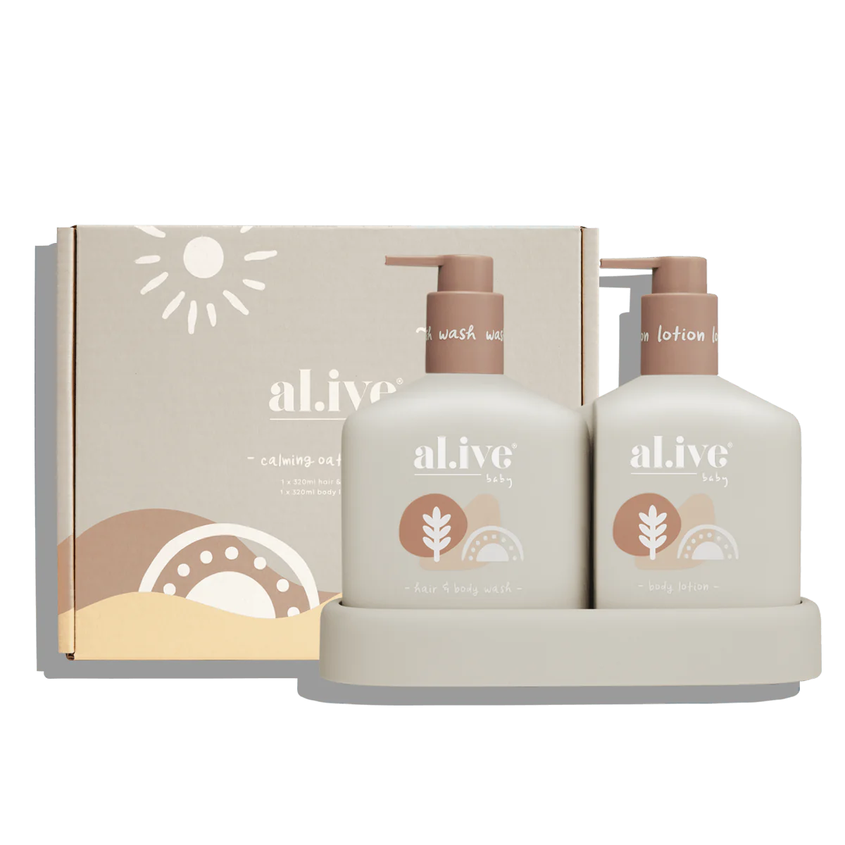 Al.ive Baby Hair & Body Duo - Calming Oatmeal