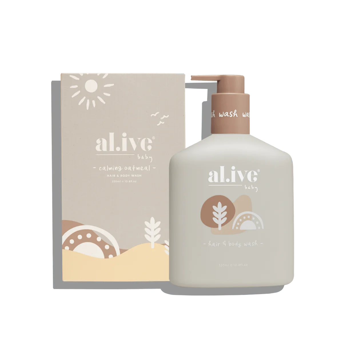 Al.ive Baby Hair & Body Wash - Calming Oatmeal