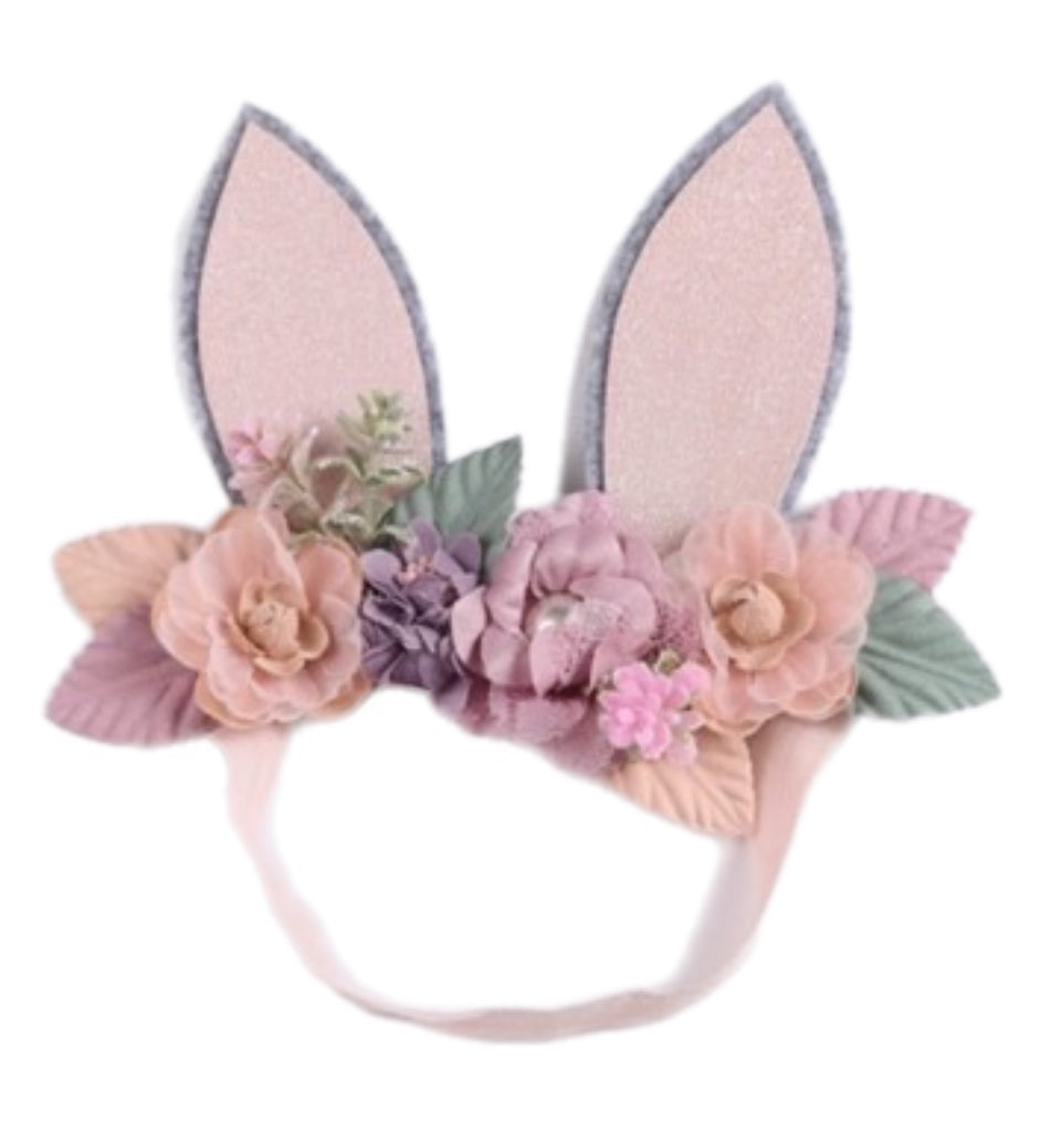 ArchNOllie Bunny Bouquet Headband - Dark