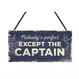 AshoreShop Vintage Captains Sign