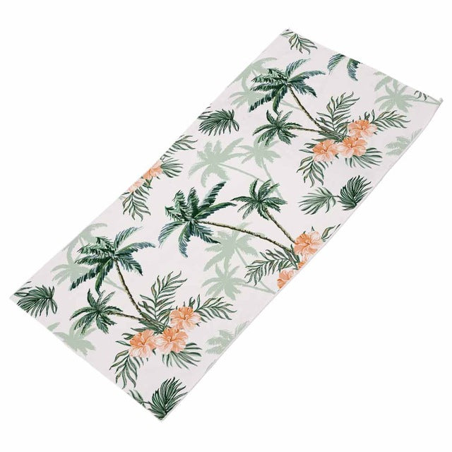 Ashorshop beach blankets palm leave print beach blankets