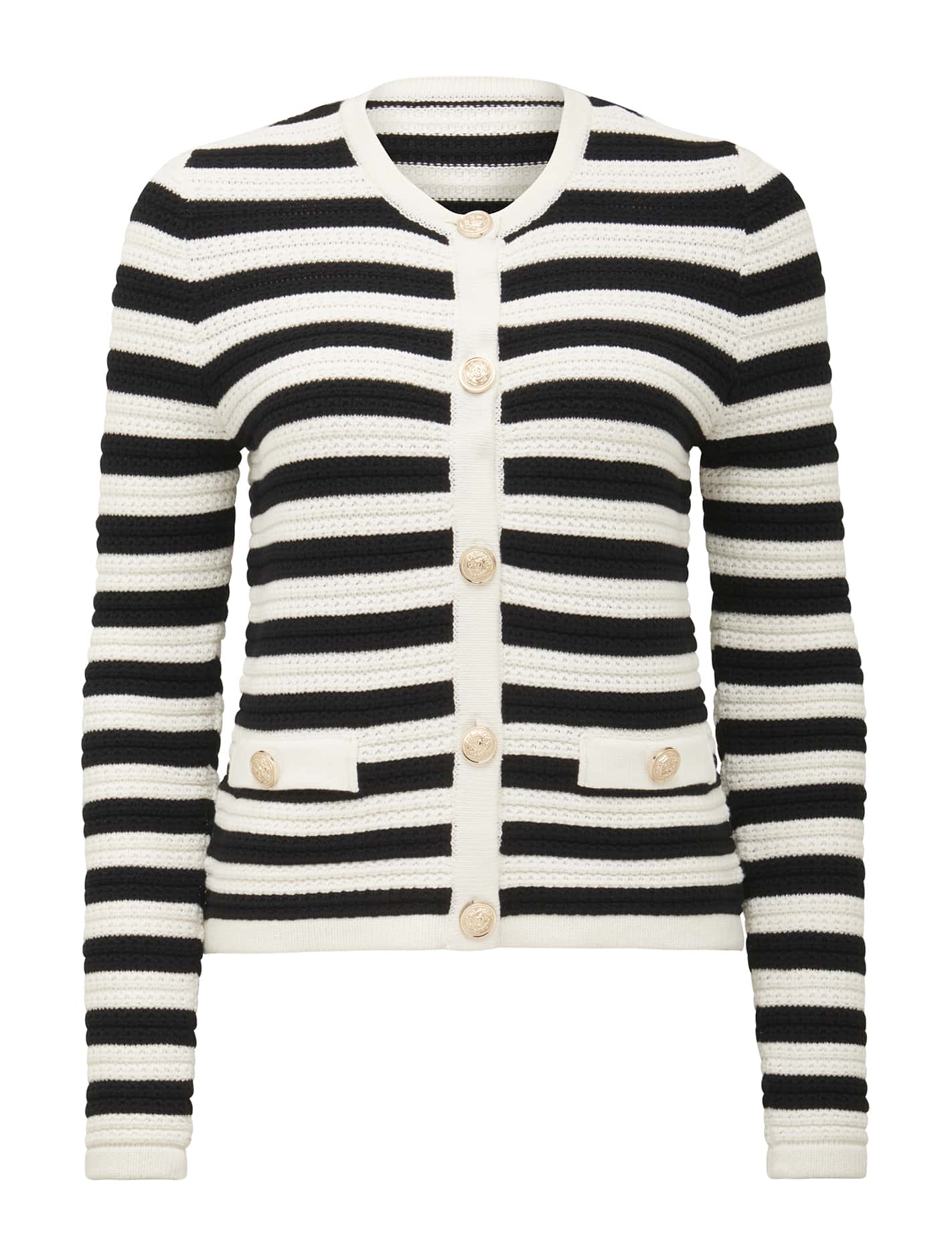 Beri Striped Knit Cardigan