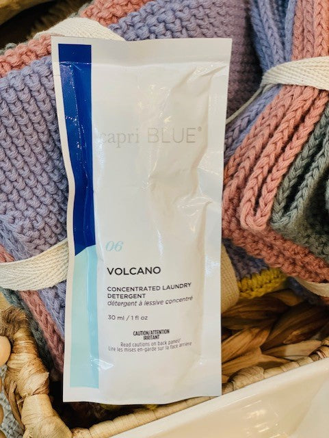 CAPRI BLUE VOLCANO LAUNDRY DETERGENT SAMPLE PACKET