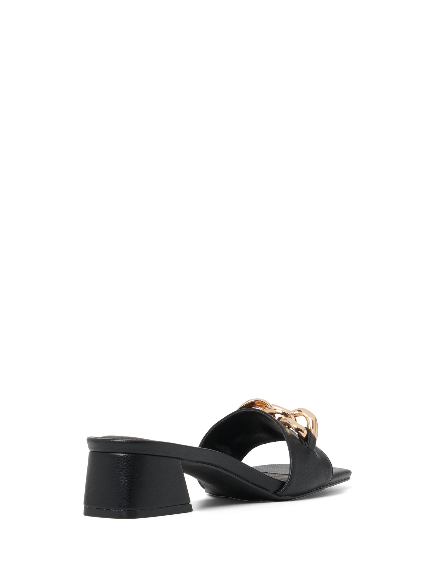 Charlotte Chain Low Block Mule Heel