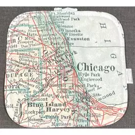 Chicago Map Pot Holder