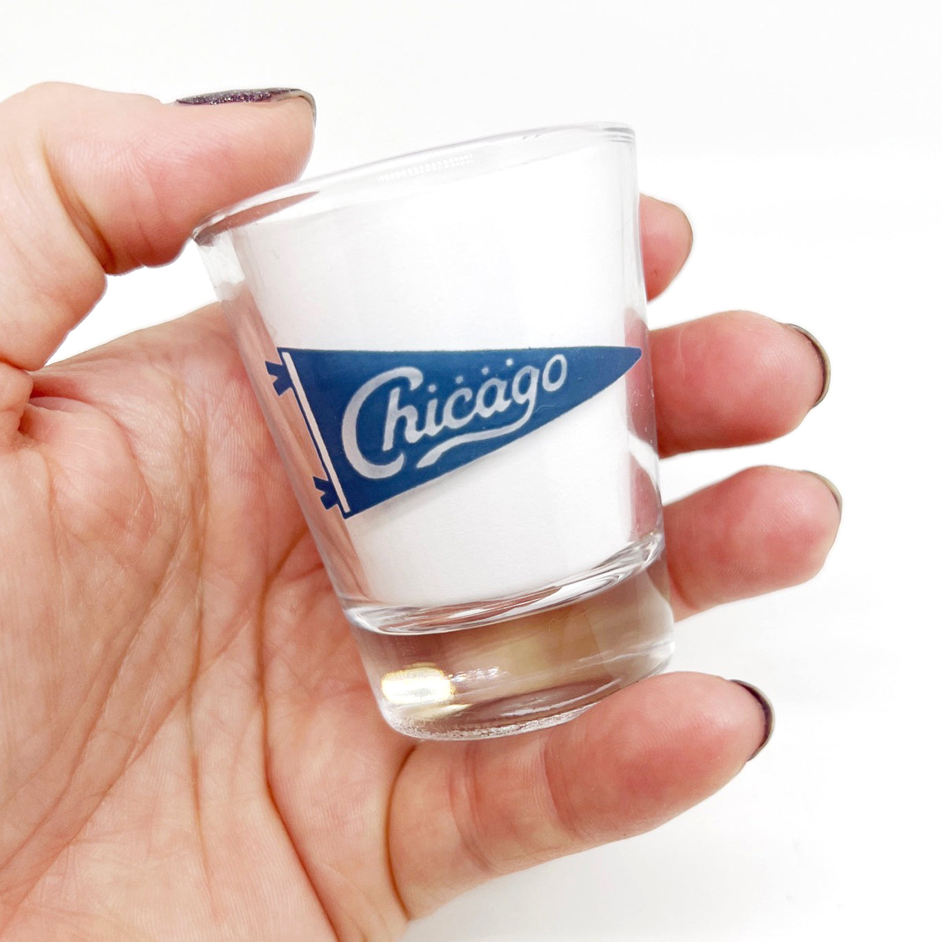 Chicago Pennant Shot Glass