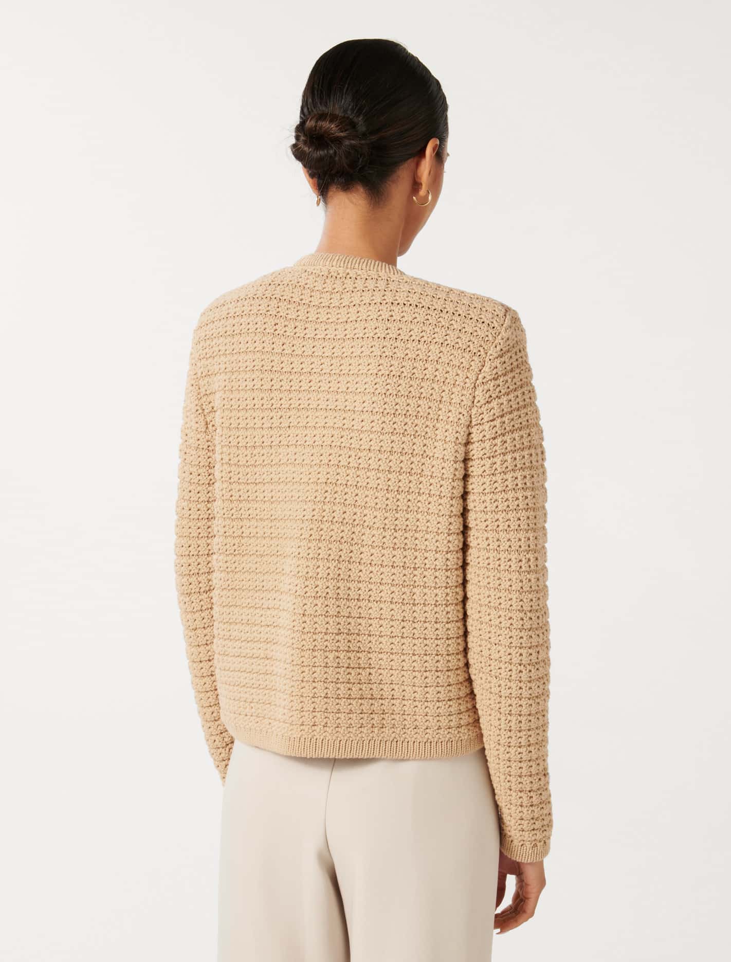 Chloe Petite Textured Knit Cardigan