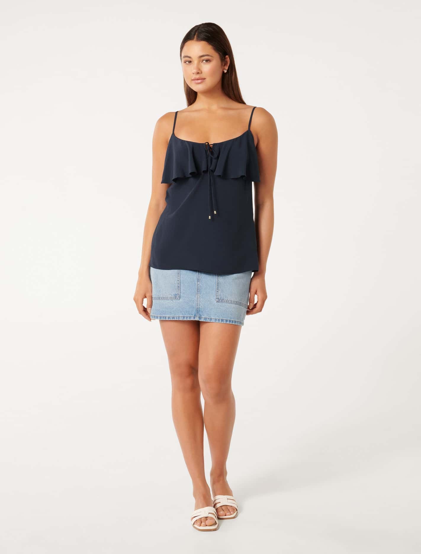 Cordelia Ruffle Cami Top