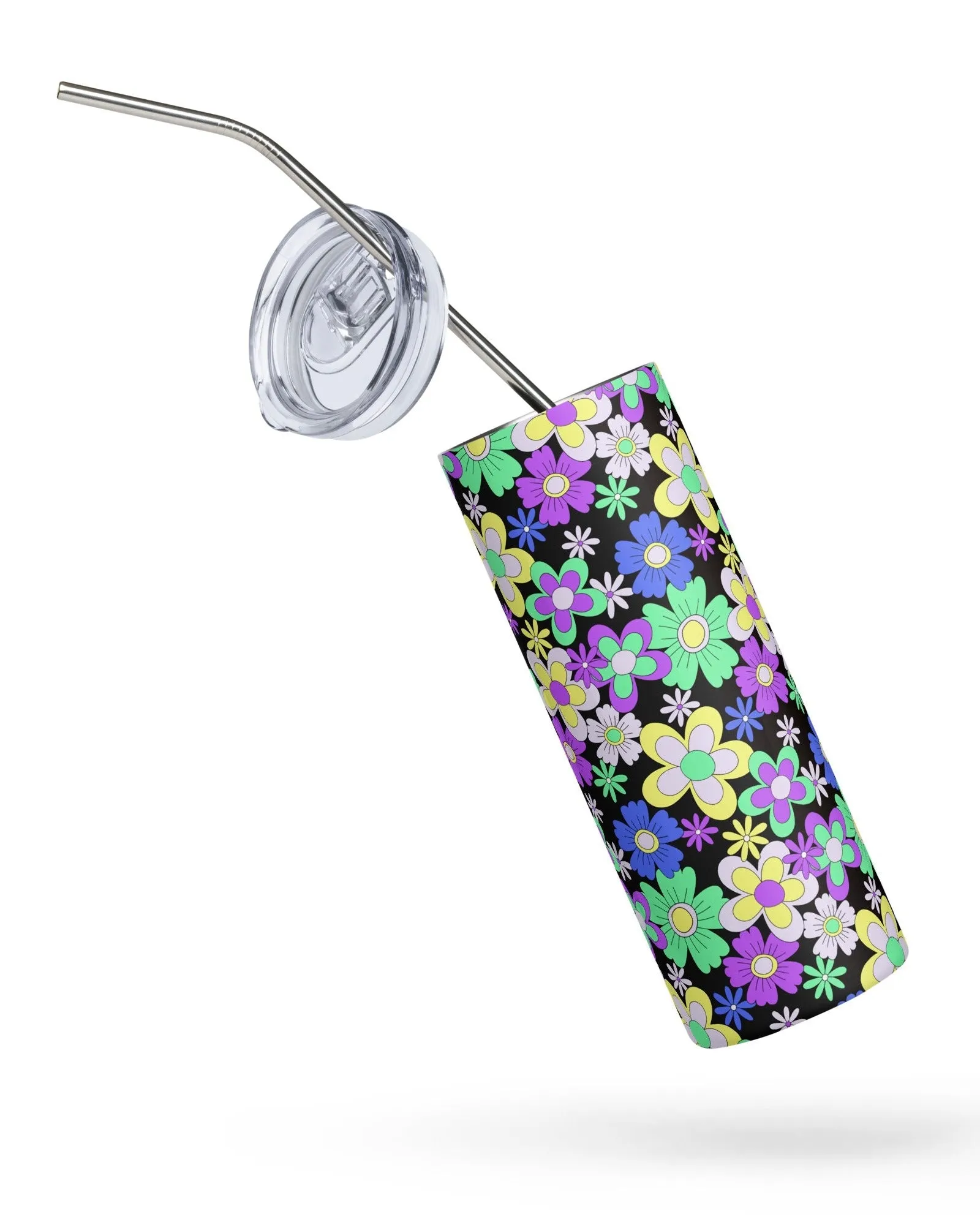 Crazy Daisy Stainless Steel Tumbler