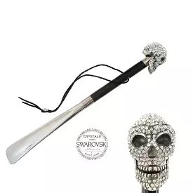 CRYSTALS SKULL SHOEHORN