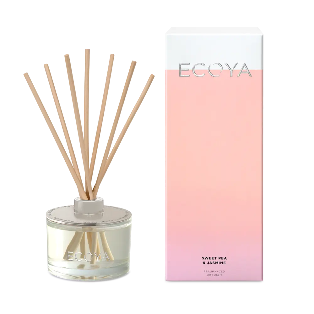 Ecoya Sweet Pea & Jasmine 200ml Reed Diffuser