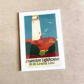 Evanston Lighthouse Magnet