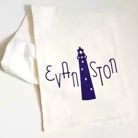 Evanston Lighthouse Tea Towel