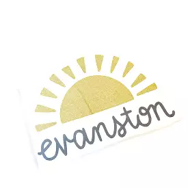 Evanston Sunrise Tea Towel