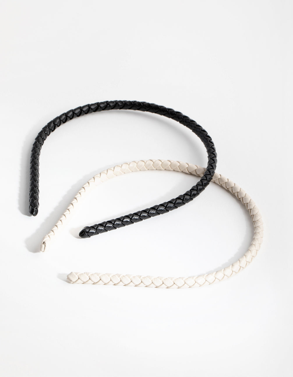 Fabric PU Plait Pack Alice Band