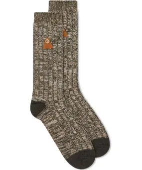 Folk Men's Melange Wool Socks