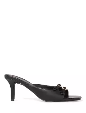 Helena Buckle Mule Heel