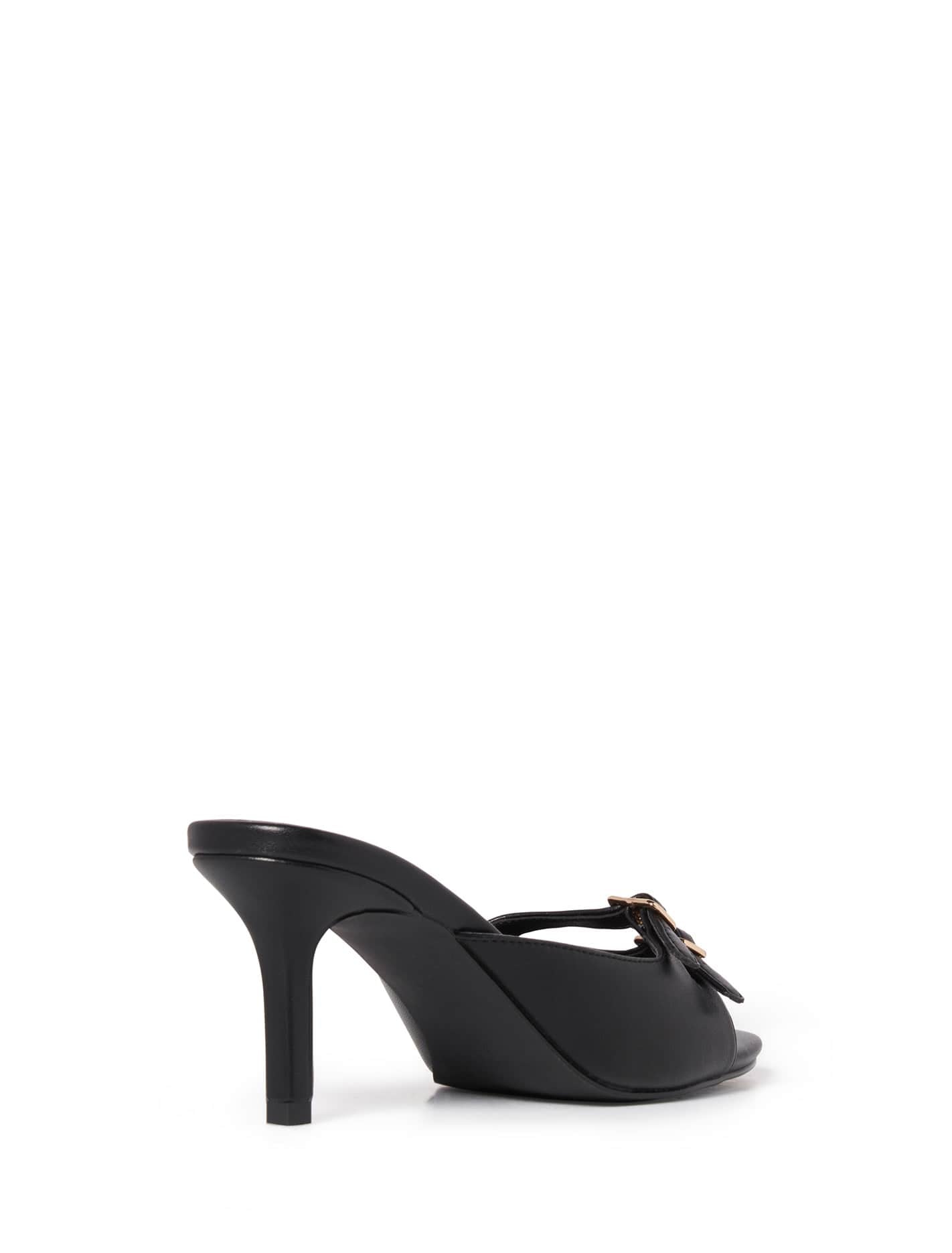 Helena Buckle Mule Heel