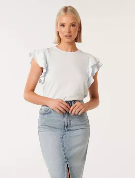 Hera Double Ruffle Top