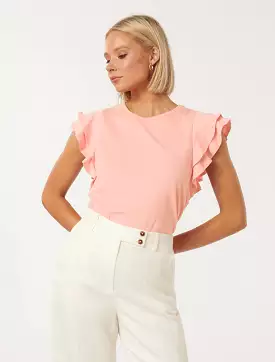 Hera Double Ruffle Top