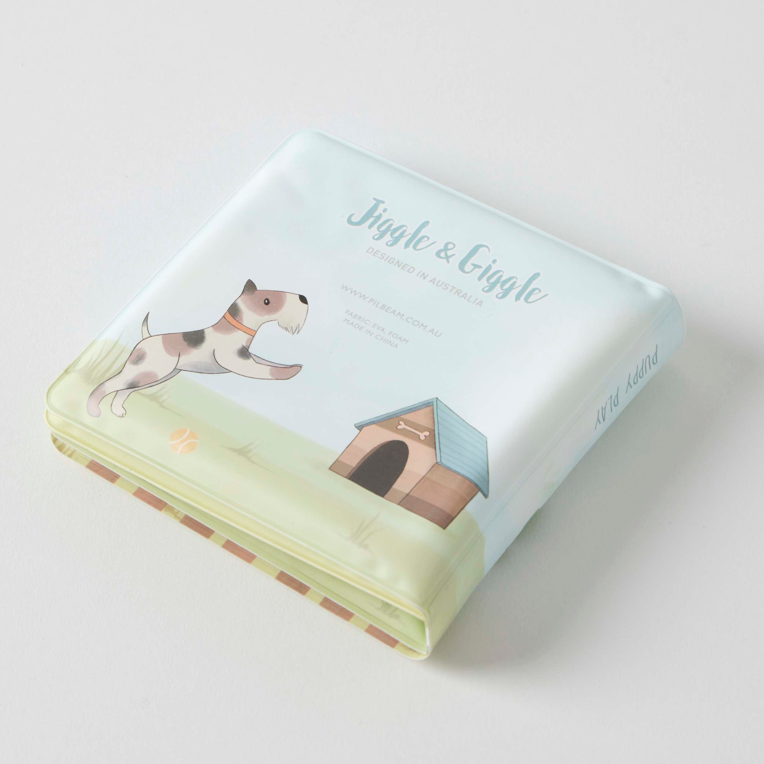 Jiggle & Giggle Puppy Play Bath Book