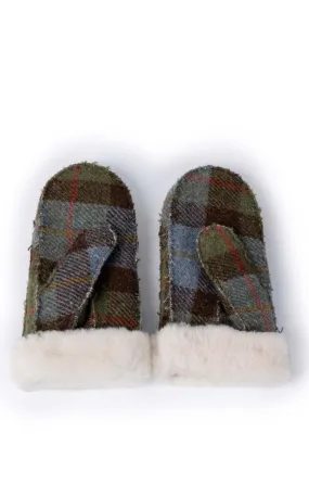 Ladies Harris Tweed Mittens