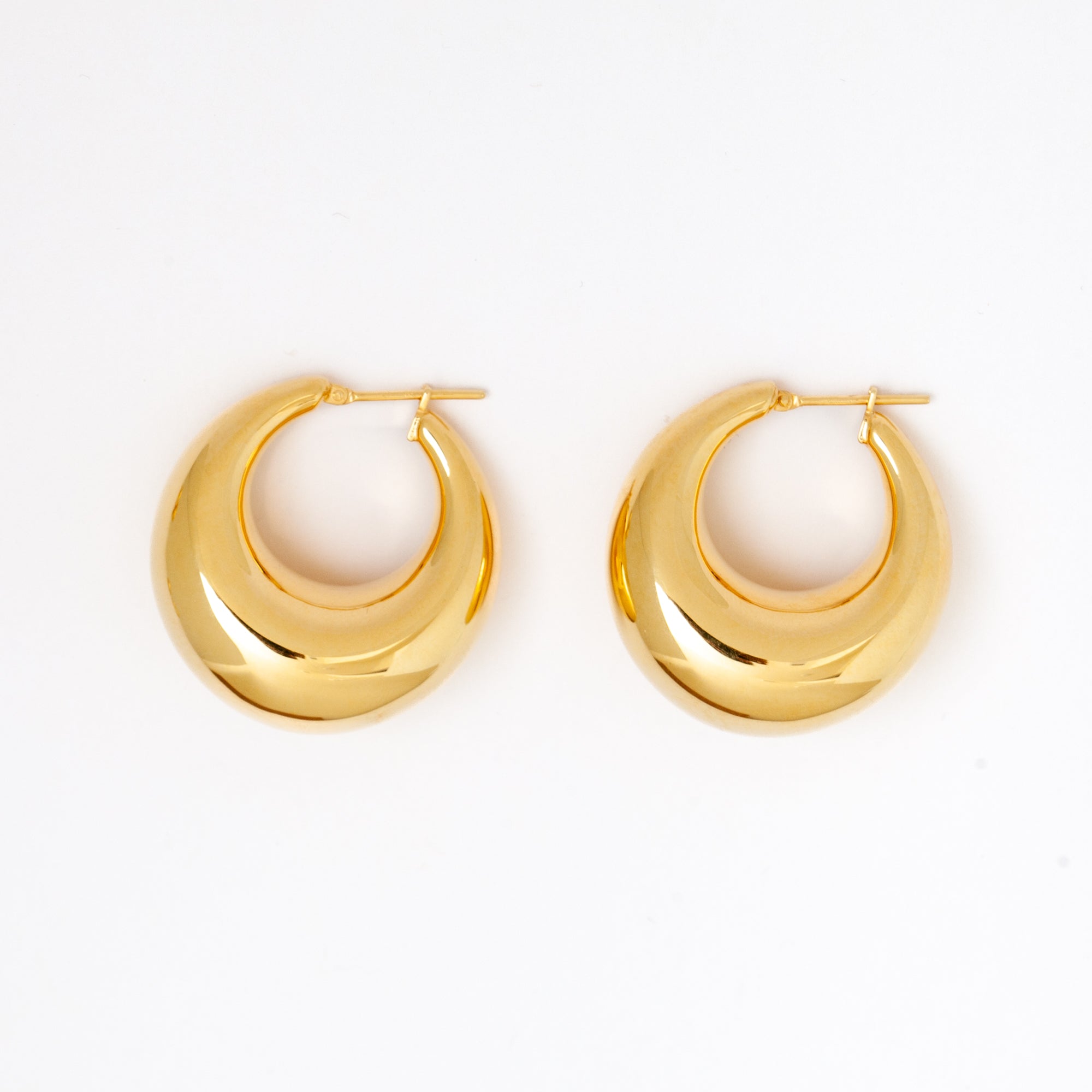 Large 30mm Bubble Hoops