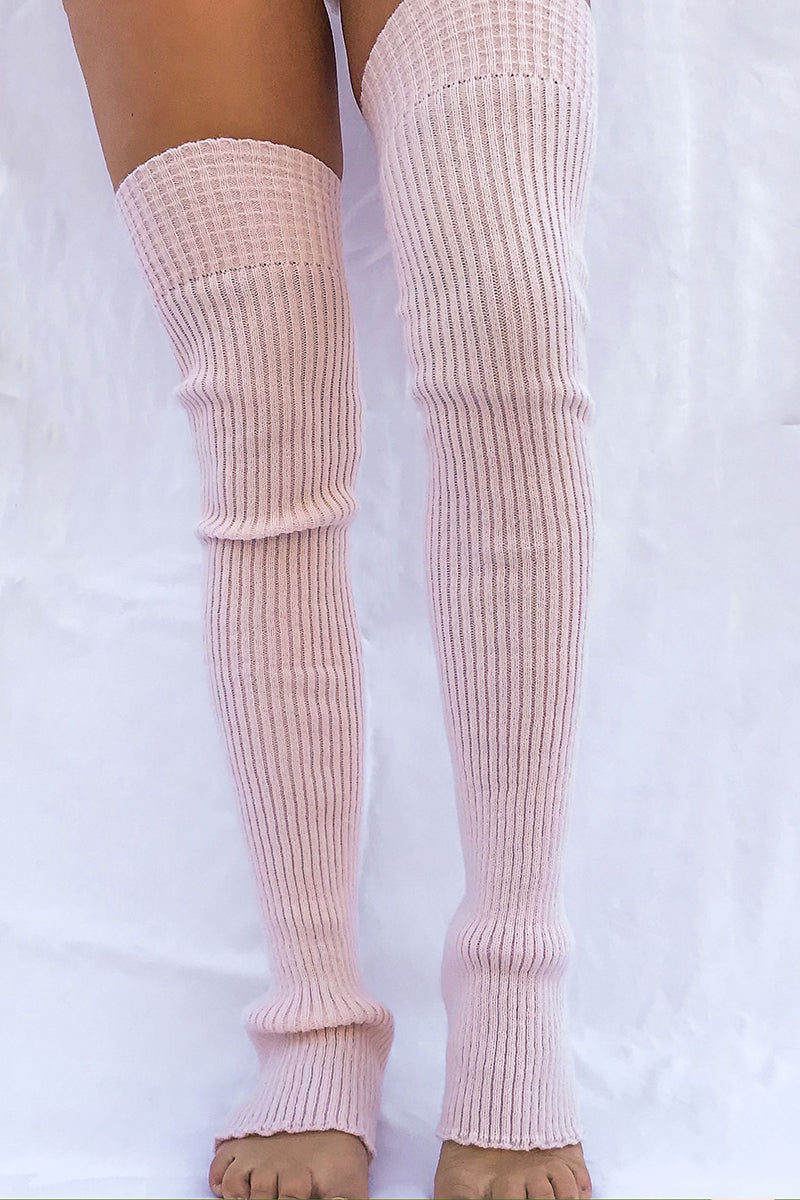 Lunalae Leg Warmers - Rose Pink