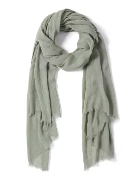 Mila Plain Linen Scarf