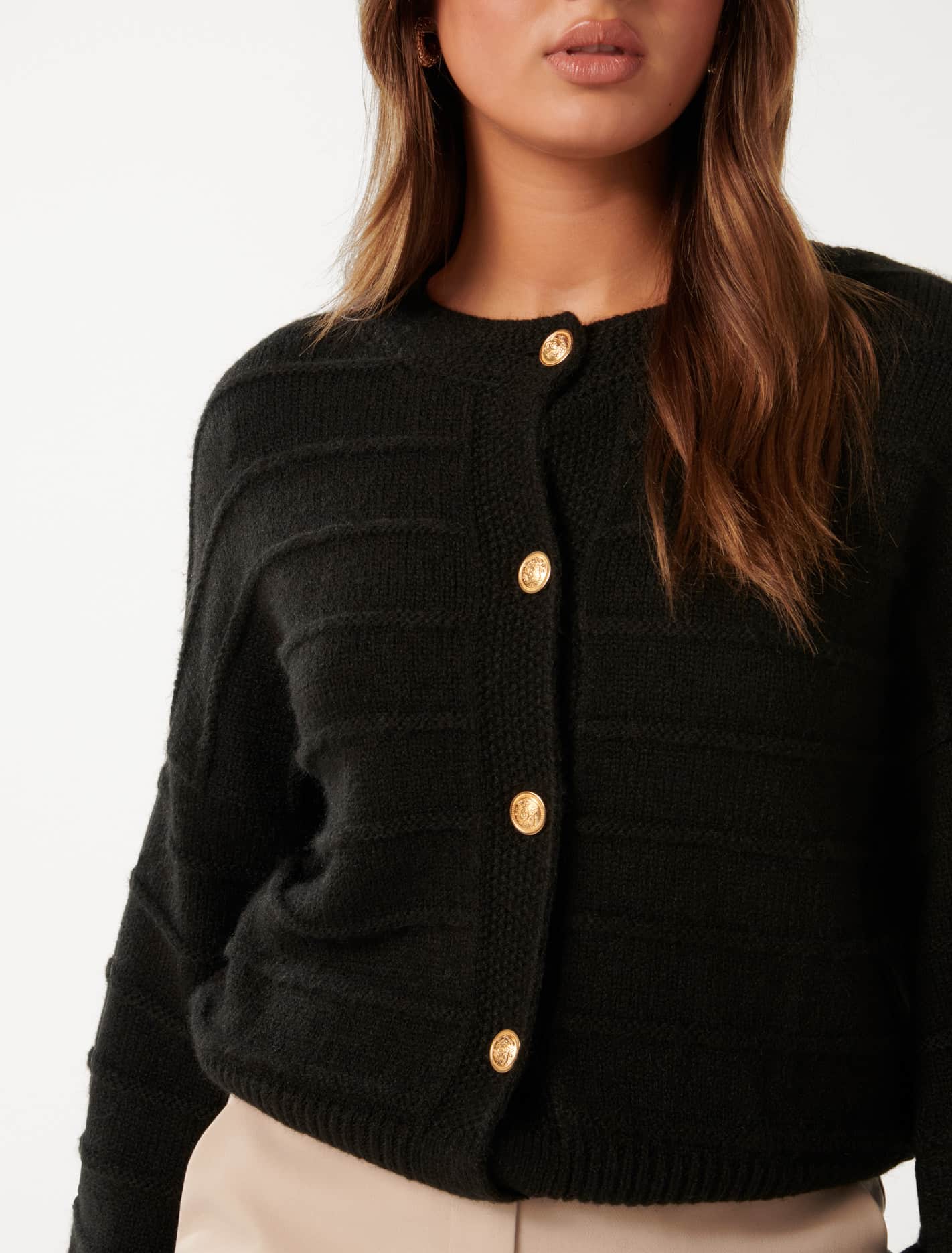 Monroe Cropped Knit Cardigan