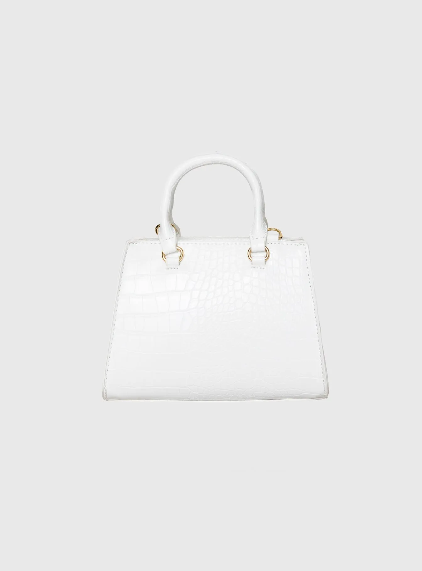 Peta & Jain Jaden Crossbody Bag White Croc