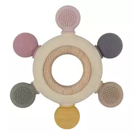 Playground Multi-Surface Teething Wheel - Rose