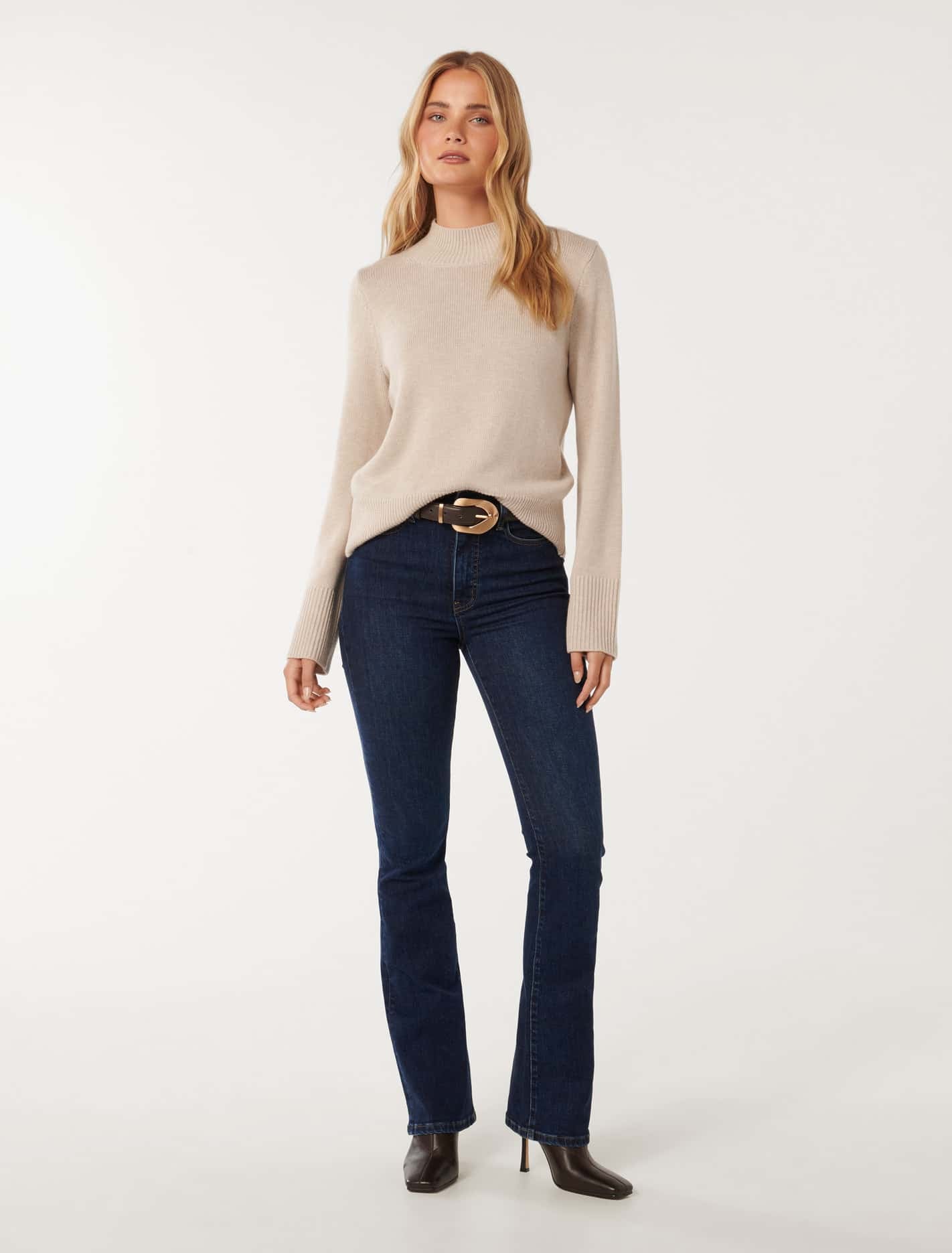 Poppy Stand Neck Jumper