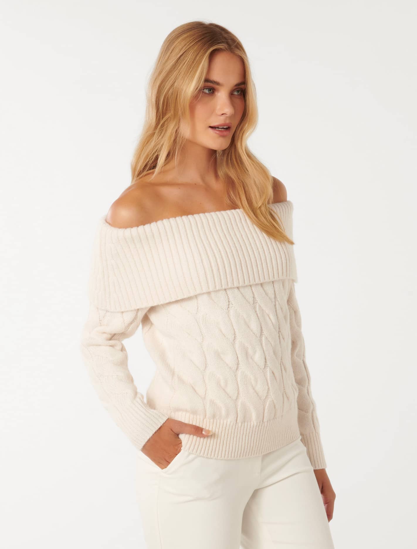 Sadie Cable Bardot Jumper