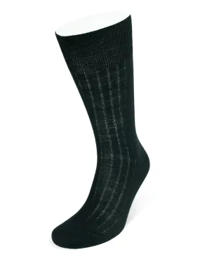 Short Black Wool Socks