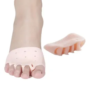 Silicone Toe Corrector 5-Holes Hair Straightener For Foot Care