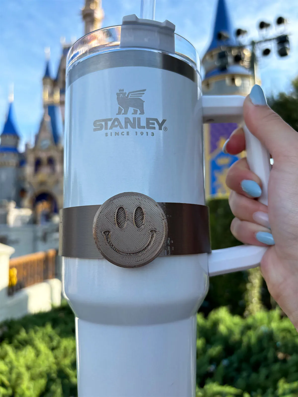 Smiley Face Character Band for Stanley Adventure Cup