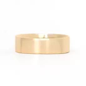 Square 6mm Polished Band