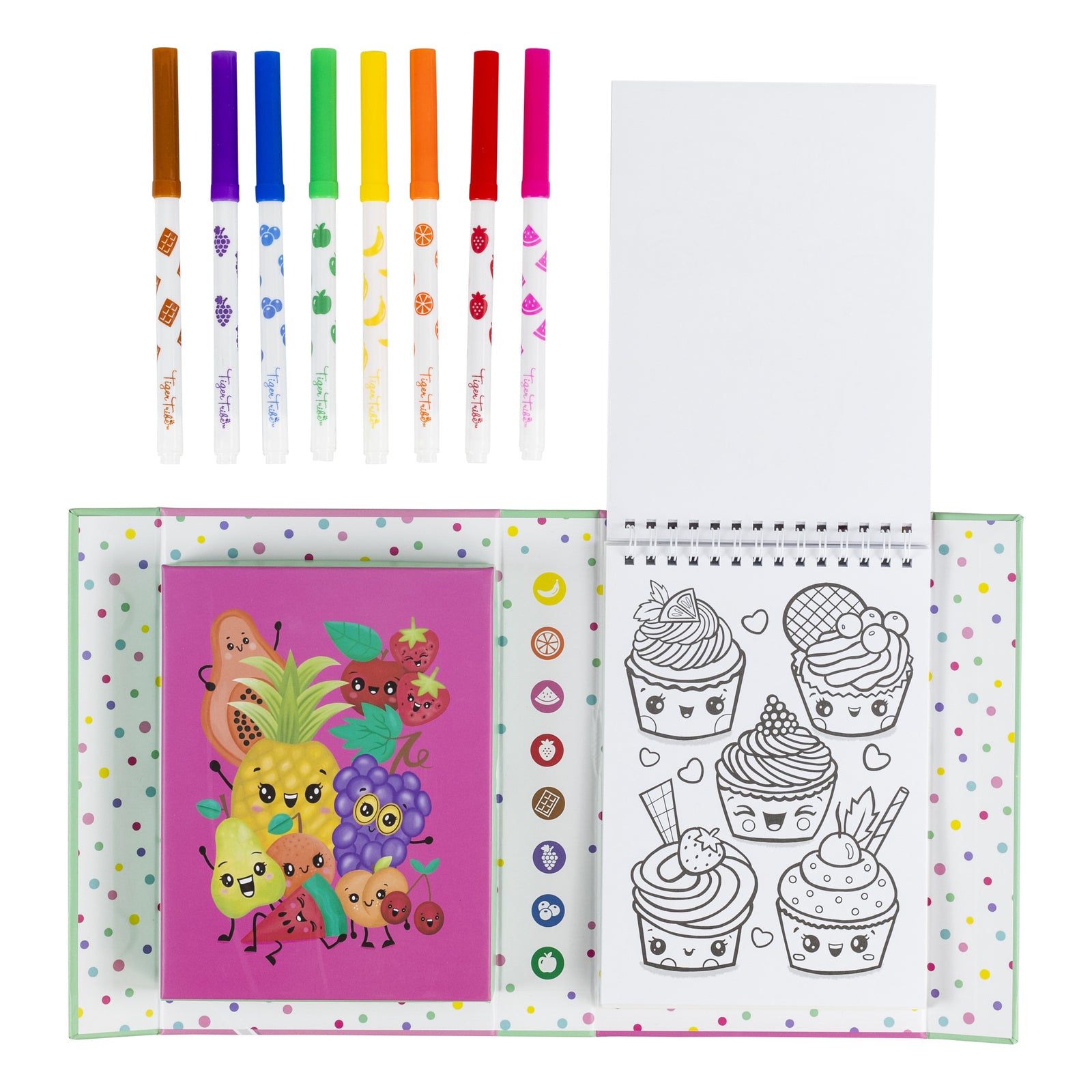 Tiger Tribe Scented Colouring - Fruity Cutie