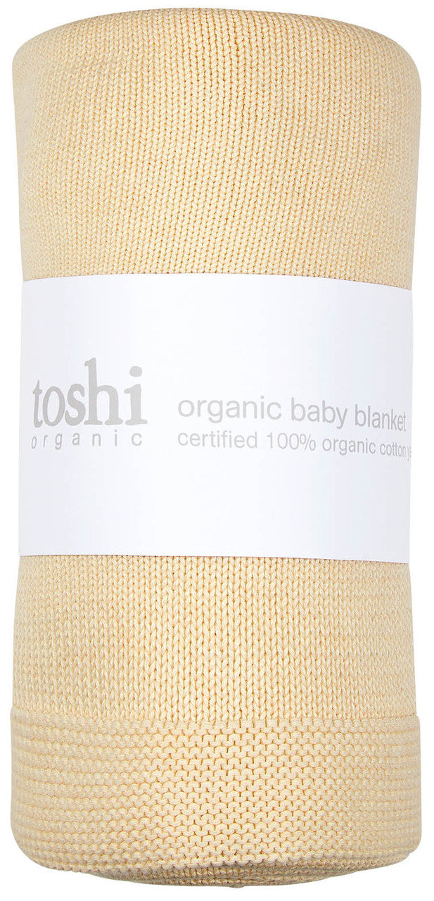 Toshi Organic Blanket Snowy DRIFTWOOD