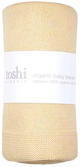 Toshi Organic Blanket Snowy DRIFTWOOD