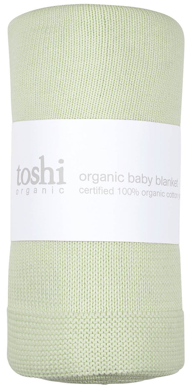 Toshi Organic Blanket Snowy MIST