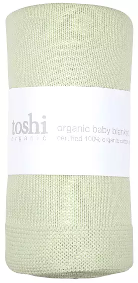 Toshi Organic Blanket Snowy MIST