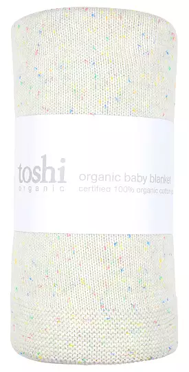 Toshi Organic Blanket Snowy SNOWFLAKE