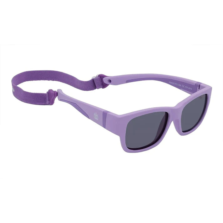 Ugly Fish PB005 Toddler Polarised Unbreakable Sunglasses - Purple Frame/Smoke Lens