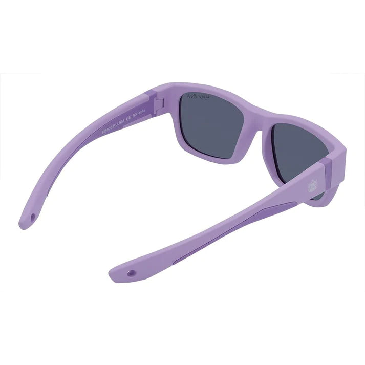 Ugly Fish PB005 Toddler Polarised Unbreakable Sunglasses - Purple Frame/Smoke Lens