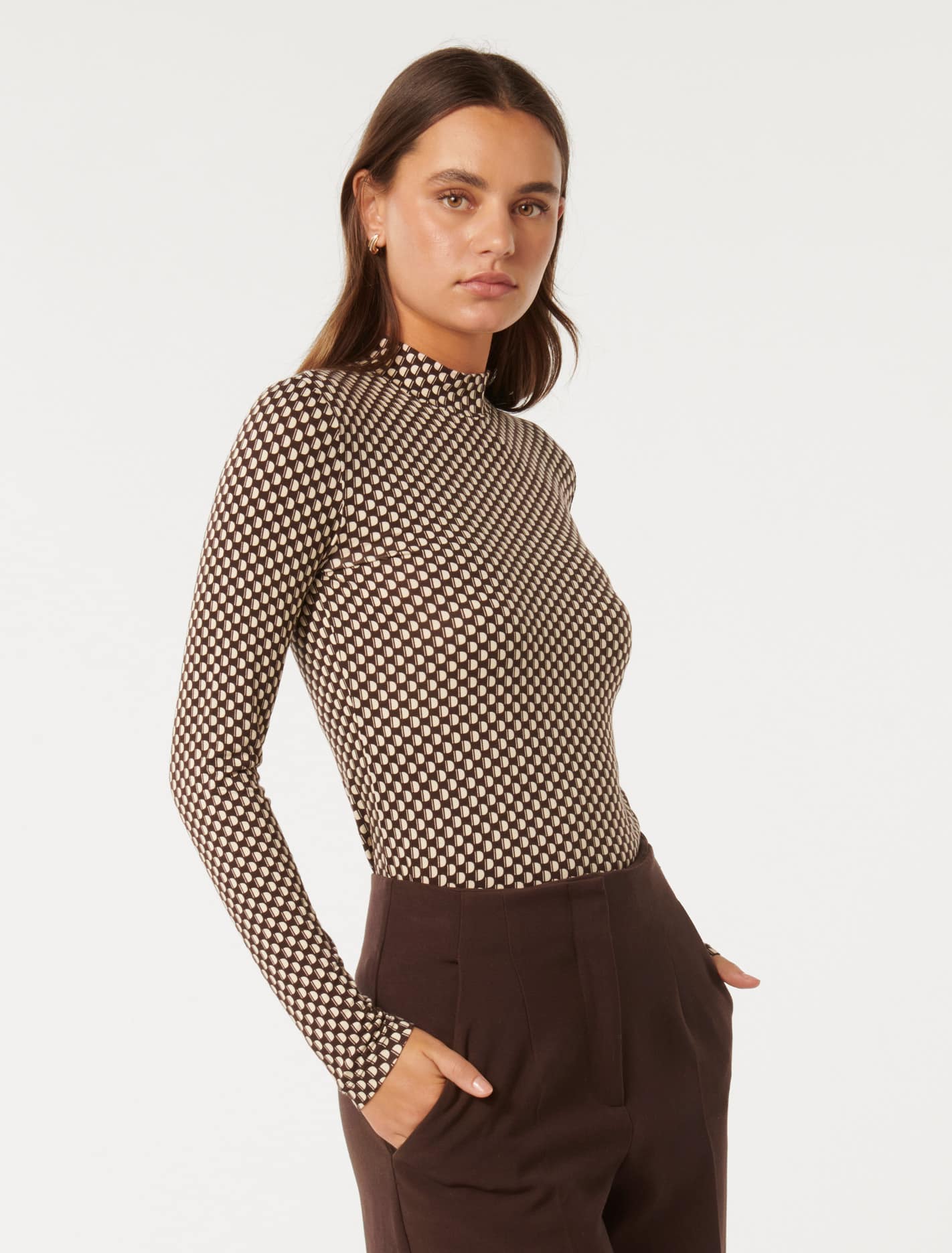 Valera Skivvy Neck Long Sleeve Top